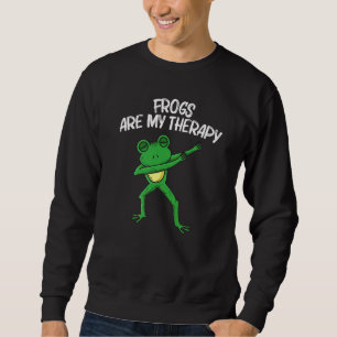 Froschkunst für Männer Frauen, die Grüne Bäume zu Sweatshirt