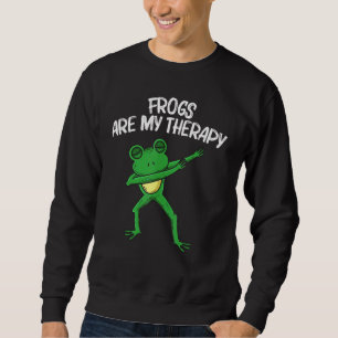 Froschkunst für Männer Frauen, die Grüne Bäume zu Sweatshirt