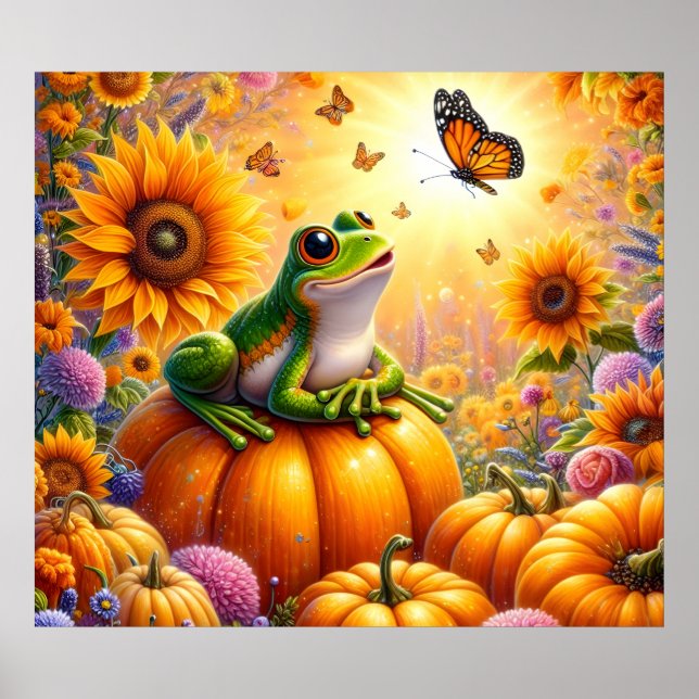 Froschkunstposter Poster (Vorne)