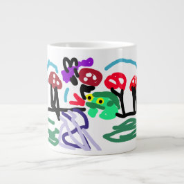 Froschliebe Jumbo-Tasse