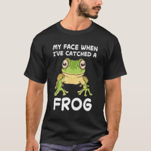Froschliebe Kröte Froschfänger Jäger Amphibienfang T-Shirt