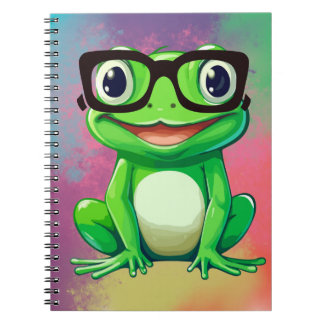 Froschliebhaber | Bunte lustige Froschkunst Notizblock