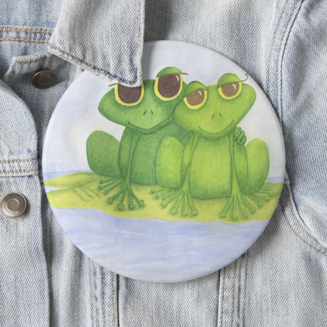 Froschliebhaber Button (Beispiel)