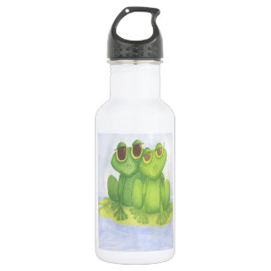 Froschliebhaber Edelstahlflasche