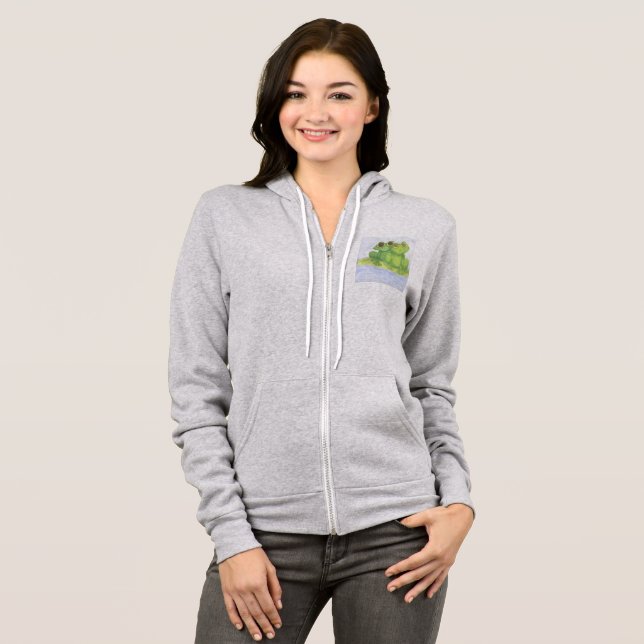 Froschliebhaber Hoodie (Vorne ganz)