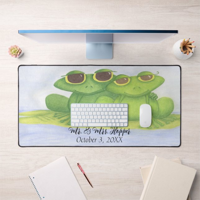 Froschliebhaber Schreibtischunterlage (Büro 1)