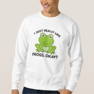 Froschliebling, Süßfrösche für Tiere Sweatshirt