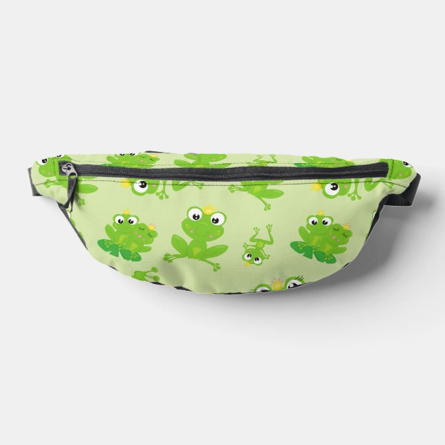 Froschmuster, Niedliche Frösche, grüne Frösche, Fr Bauchtasche (Ablage )