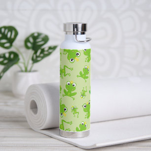 Froschmuster, Niedliche Frösche, grüne Frösche, Fr Trinkflasche