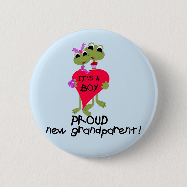 Froschmutter von Boy Tshirts und Geschenke Button (Vorderseite)