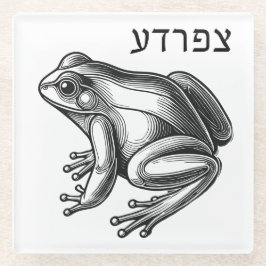 Froschpest für Seder Glasuntersetzer