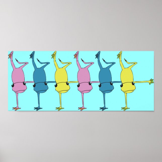 Froschplakat AB 14.95 Uhr Poster (Vorne)