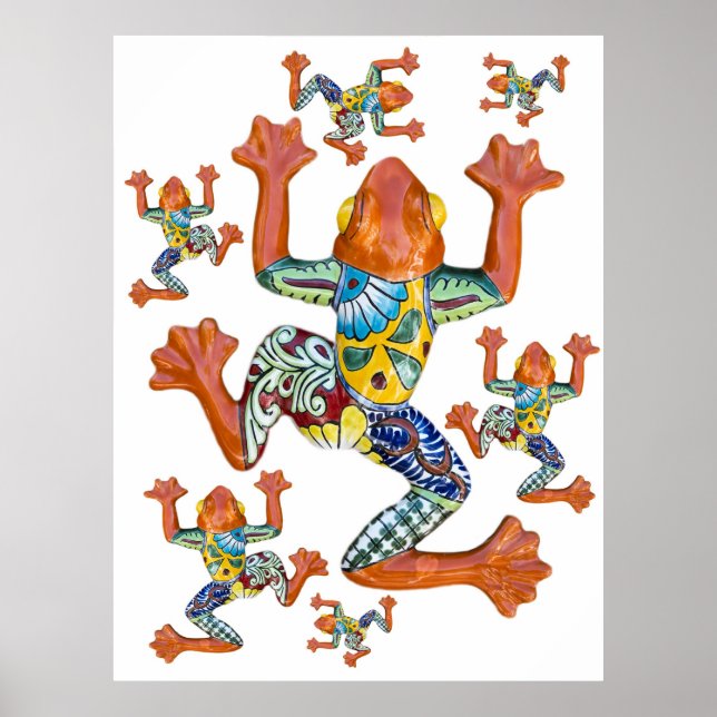 Froschposter Poster (Vorne)