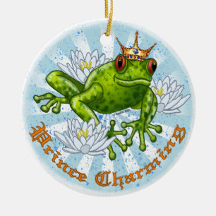 Froschprinz Bezaubernde Ziergegenstände Keramikornament
