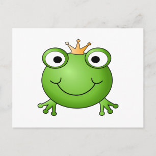 Froschprinz. Happy Frog. Postkarte