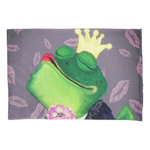 Froschprinz - Kiss - Funny - Malerei  Kissenbezug