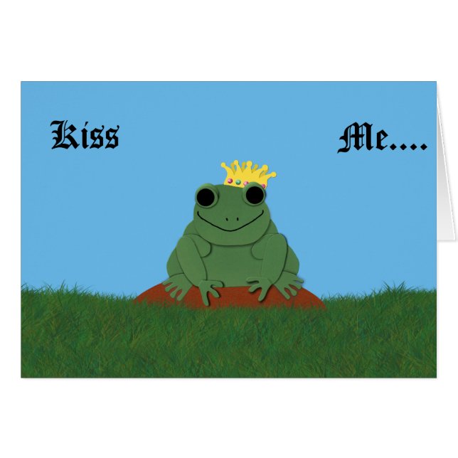 Froschprinz mit Krone (Vorderseite (Horizontal))