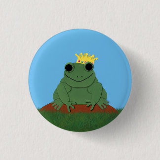 Froschprinz mit Krone Button