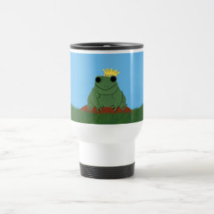 Froschprinz mit Krone Reisebecher