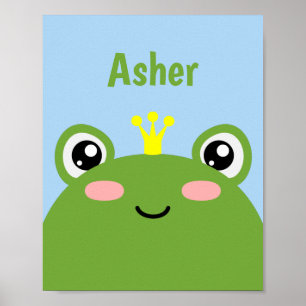 Froschprinz oder Prinzessin Poster