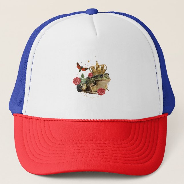 Froschpuppe Truckerkappe (Vorderseite)