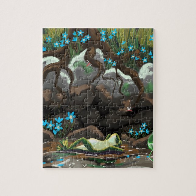 Froschpuzzle (Vertikal)