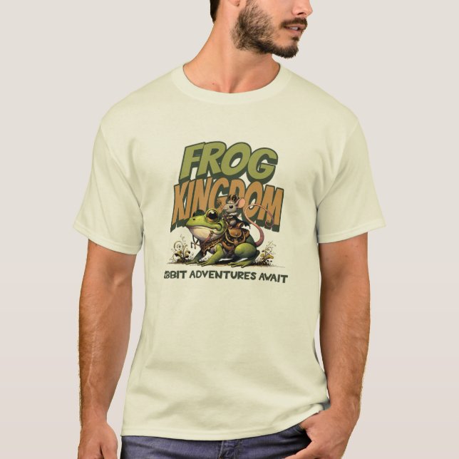 Froschreich: Ribbit Adventures erwarten T - Shirt (Vorderseite)