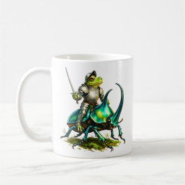 Froschritter und Kampfkäfer Kaffeetasse