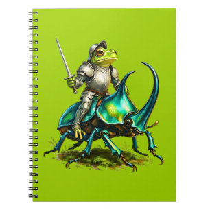 Froschritter und Kampfkäfer Notizblock