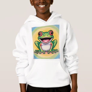 Froschs sanftes Lächeln Hoodie