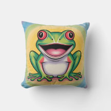 Froschs sanftes Lächeln