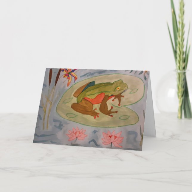 Froschschenkelrumpf Karte (Vorderseite)