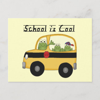 Froschschule ist Coole T - Shirt und Geschenke Postkarte