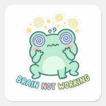 Froschsticker Gehirn funktioniert nicht Süßer verw