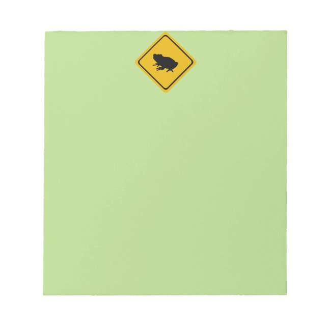 Froschstraße Notizblock (Vorderseite)