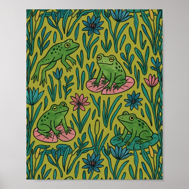 Froschteich                                        poster (Vorne)