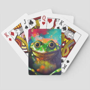 Froschtier Entdeckungsabenteuer Natur Planet Ohr Spielkarten