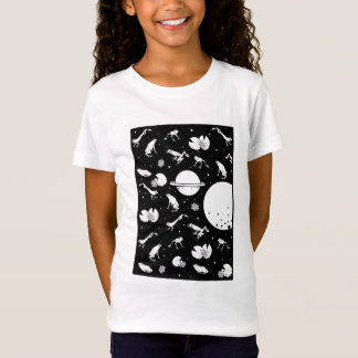 Froschuniversum schwarz-weiß T-Shirt