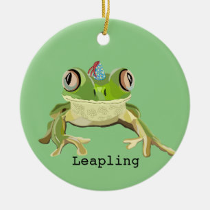 Froschverzierung Keramik Ornament