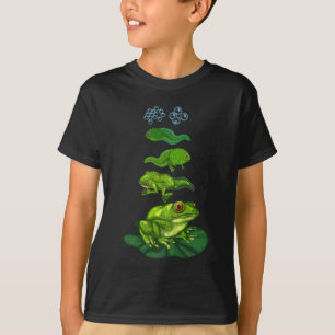 Froschzange Biologie Metamorphose Lebenszykluskuns T-Shirt