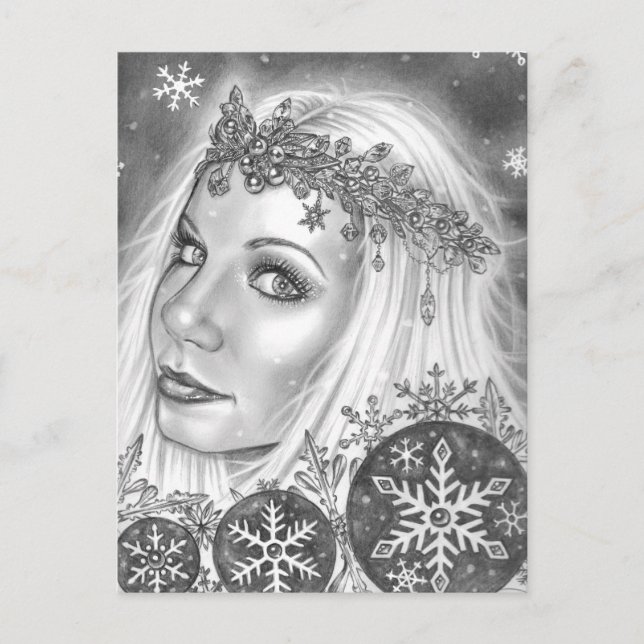 Frost Angel Postkarte (Vorderseite)