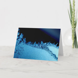 Frost auf einem Fenster Karte