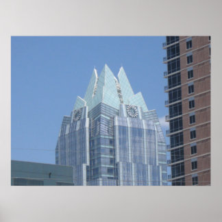 Frost-Bank-Gebäude Austin, Texas Poster