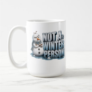 Frost der mürrische Schneemann-Becher Kaffeetasse