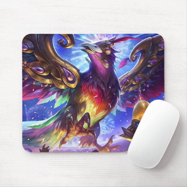 Frost Dragon Gaming Mousepad | Personalisierbar (Mit Mouse)