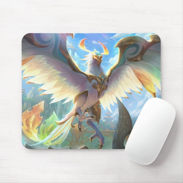Frost Dragon Gaming Mousepad | Personalisierbar (Mit Mouse)