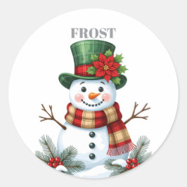 FROST RUNDER AUFKLEBER