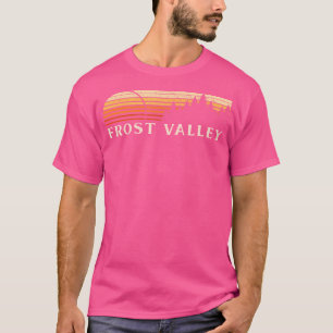 Frost Valley NY Immergrüne Achtziger-Jahre-Sonnenu T-Shirt