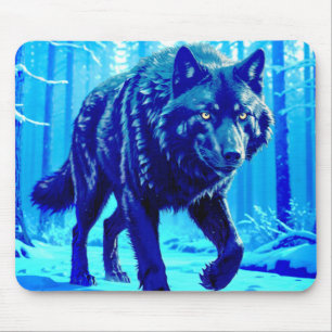 Frost Wolf Mousepad