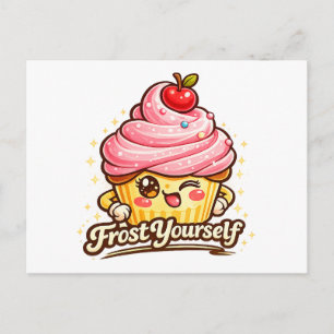 Frost Yourself - Streusel-Stella - Foodie-Fiends Postkarte